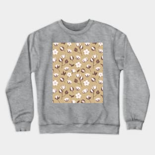 Blooming cotton flower 3 Crewneck Sweatshirt